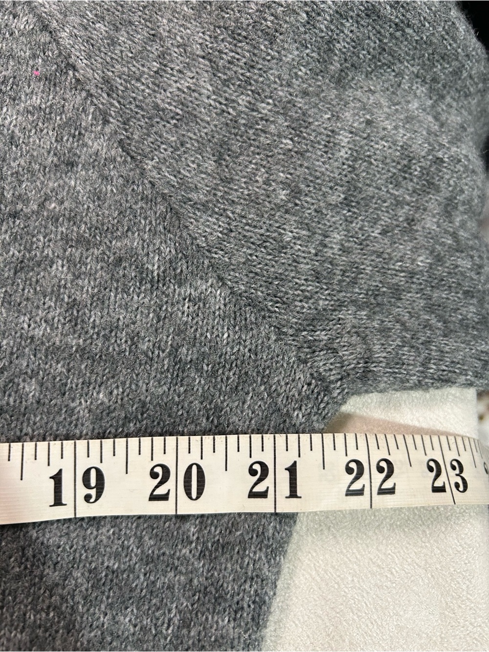 H&M Soft Oversized Charcoal Grey V-Neck Knit Sweater XS - Picture 7 of 9